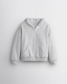 Zip It Kids’ Hoodie in Light Grey