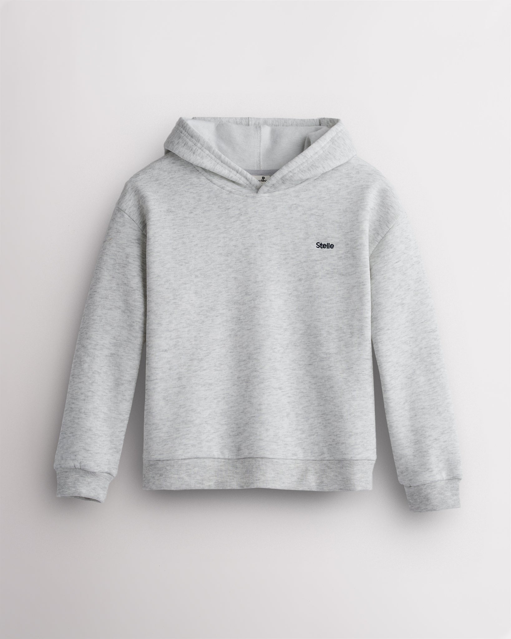 Fleece Out Kids Hoodie in Light Heather Grey