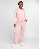 Fleece Out Kids Hoodie in Pink