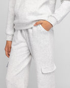 Fleece Out Kids Sweatpants in Light Heather Grey