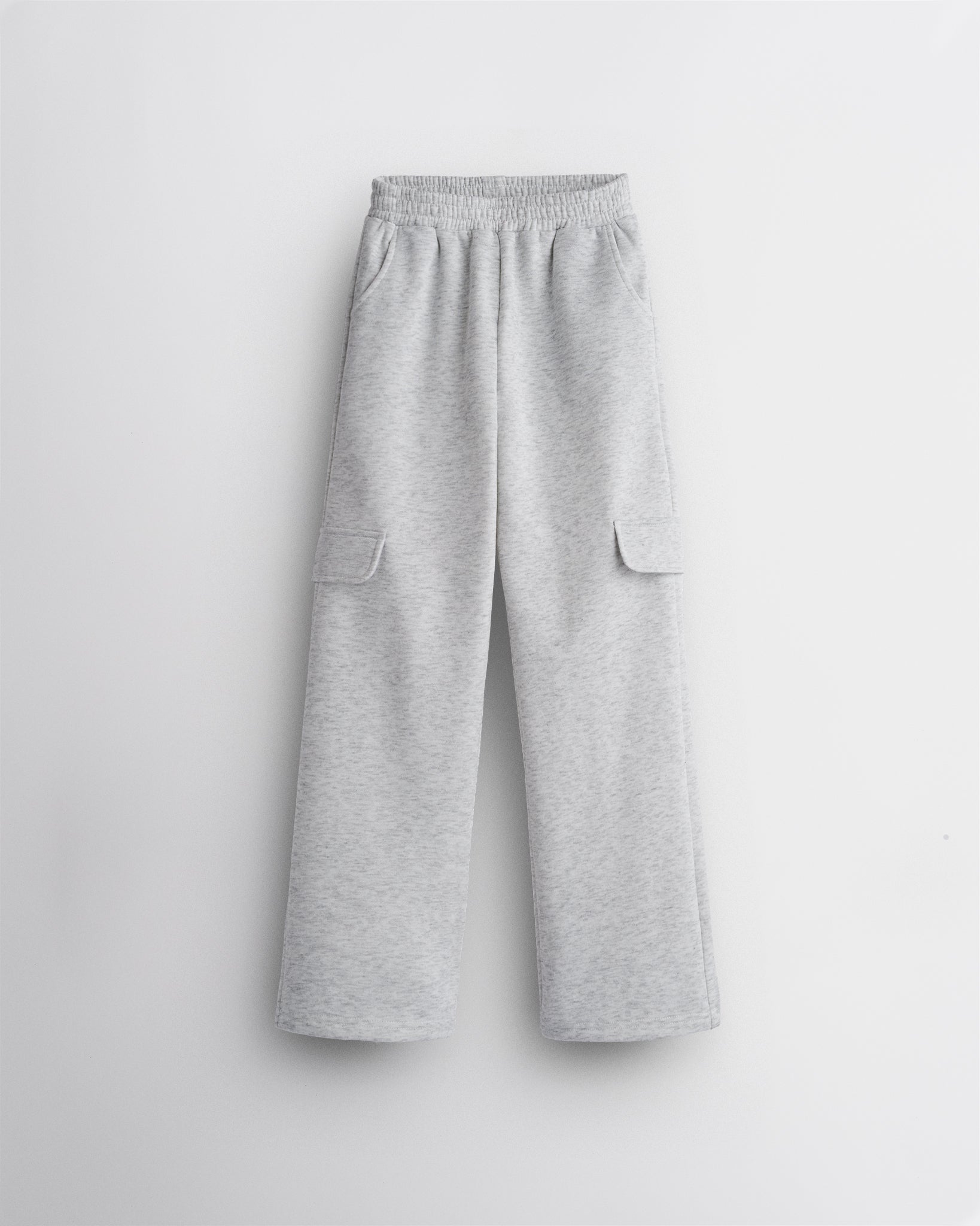 Fleece Out Kids Sweatpants in Light Heather Grey