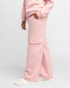 Fleece Out Kids Sweatpants in Pink