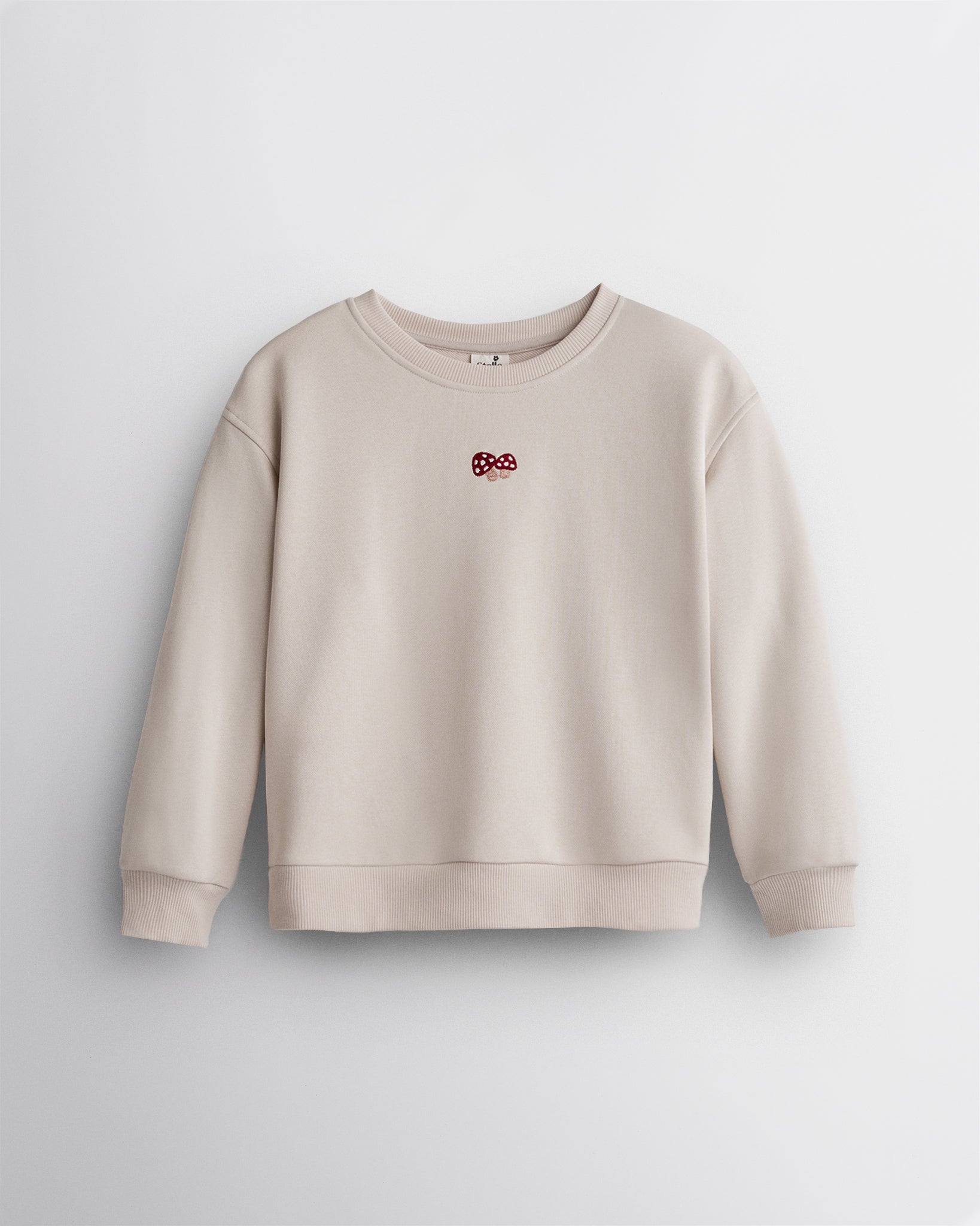 No Sweat Kids Crewneck in Dove