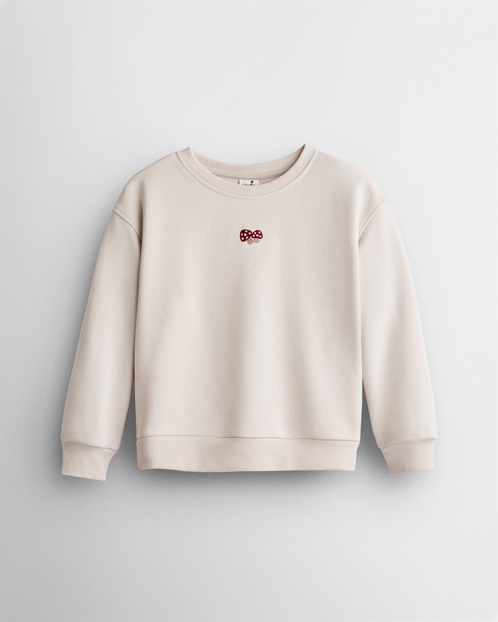 No Sweat Kids Crewneck in Dove
