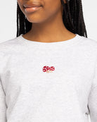 No Sweat Kids Crewneck in Heather Grey