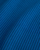 Close-up of the navy waffle knit texture on the Stelle kids lounge set.