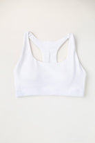 white sports bra 