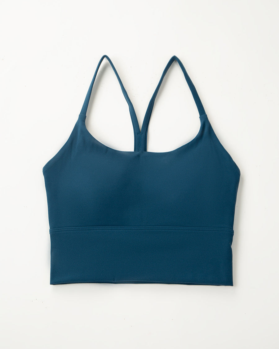 cross back sports bra Oceanic