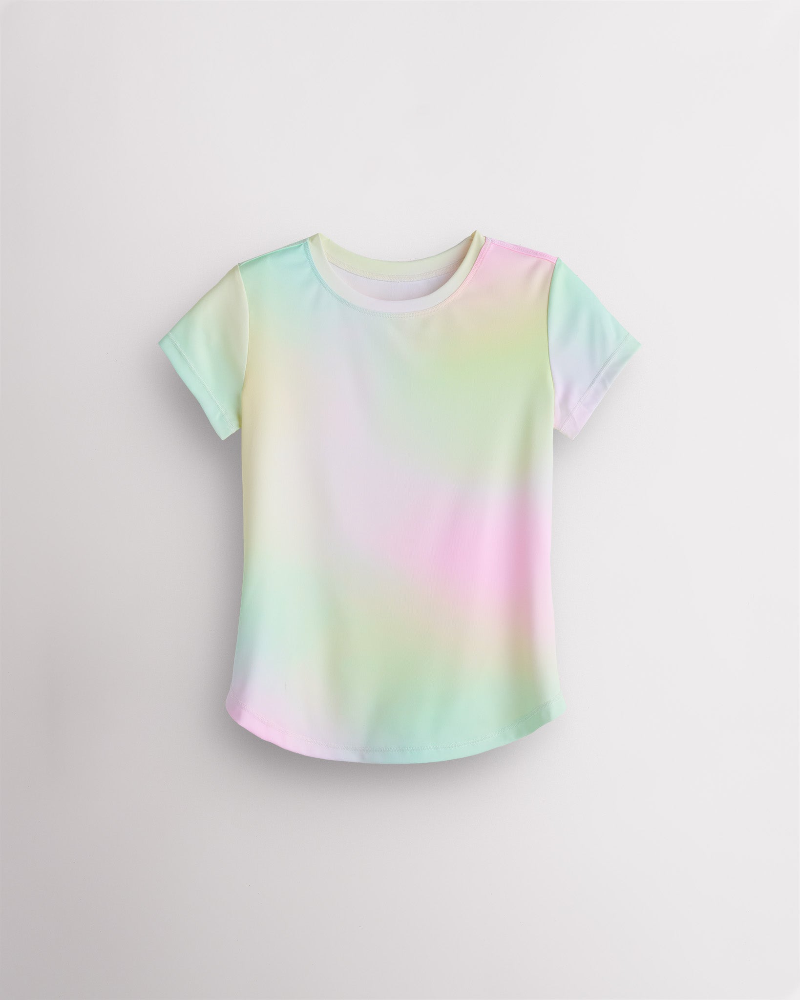Fade In Kids Athletic T-Shirt in Rainbow Wash