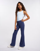 Kids Classic Knit Tank Top in Light Blue