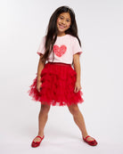 Cali Heart on Pink Kids Classic Graphic T-Shirt