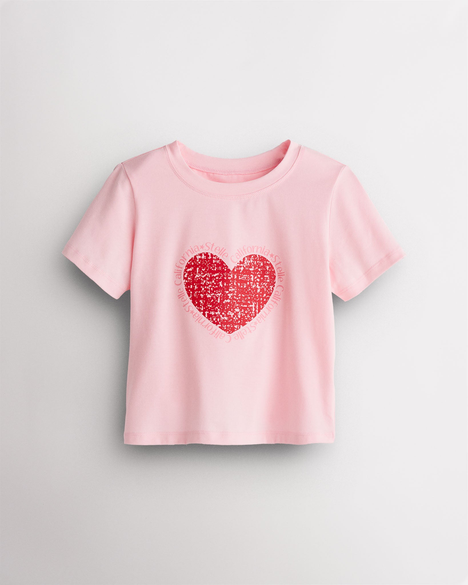 Cali Heart on Pink Kids Classic Graphic T-Shirt