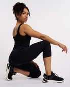 Black Capri Yoga Leggings for Women