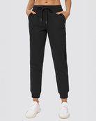 Black Cotton Sweatpants Joggers