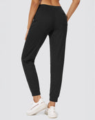 Black Cotton Sweatpants Joggers