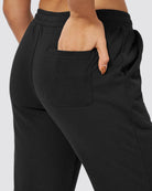 Black Cotton Sweatpants Joggers