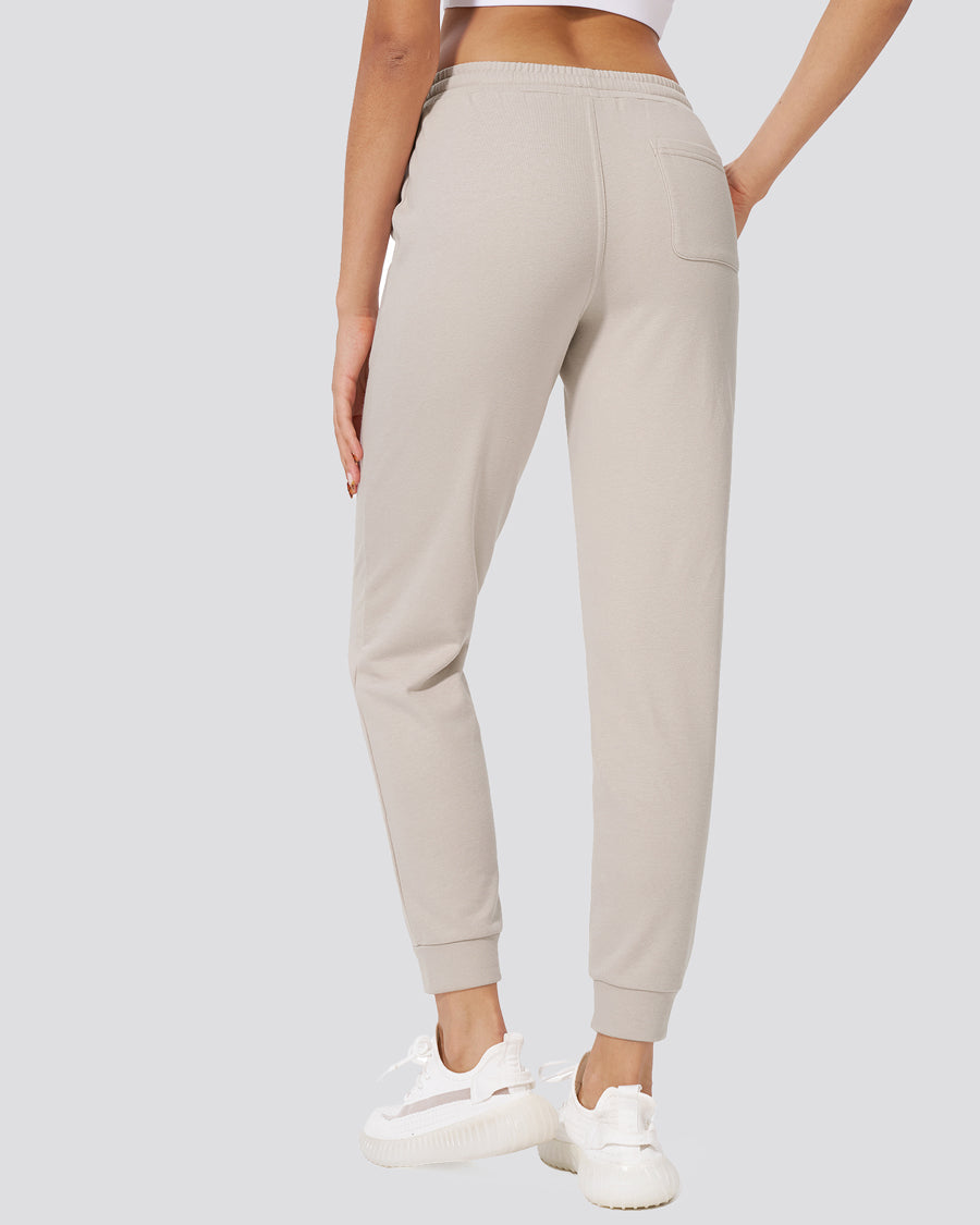 Oat Milk Cotton Sweatpants Joggers