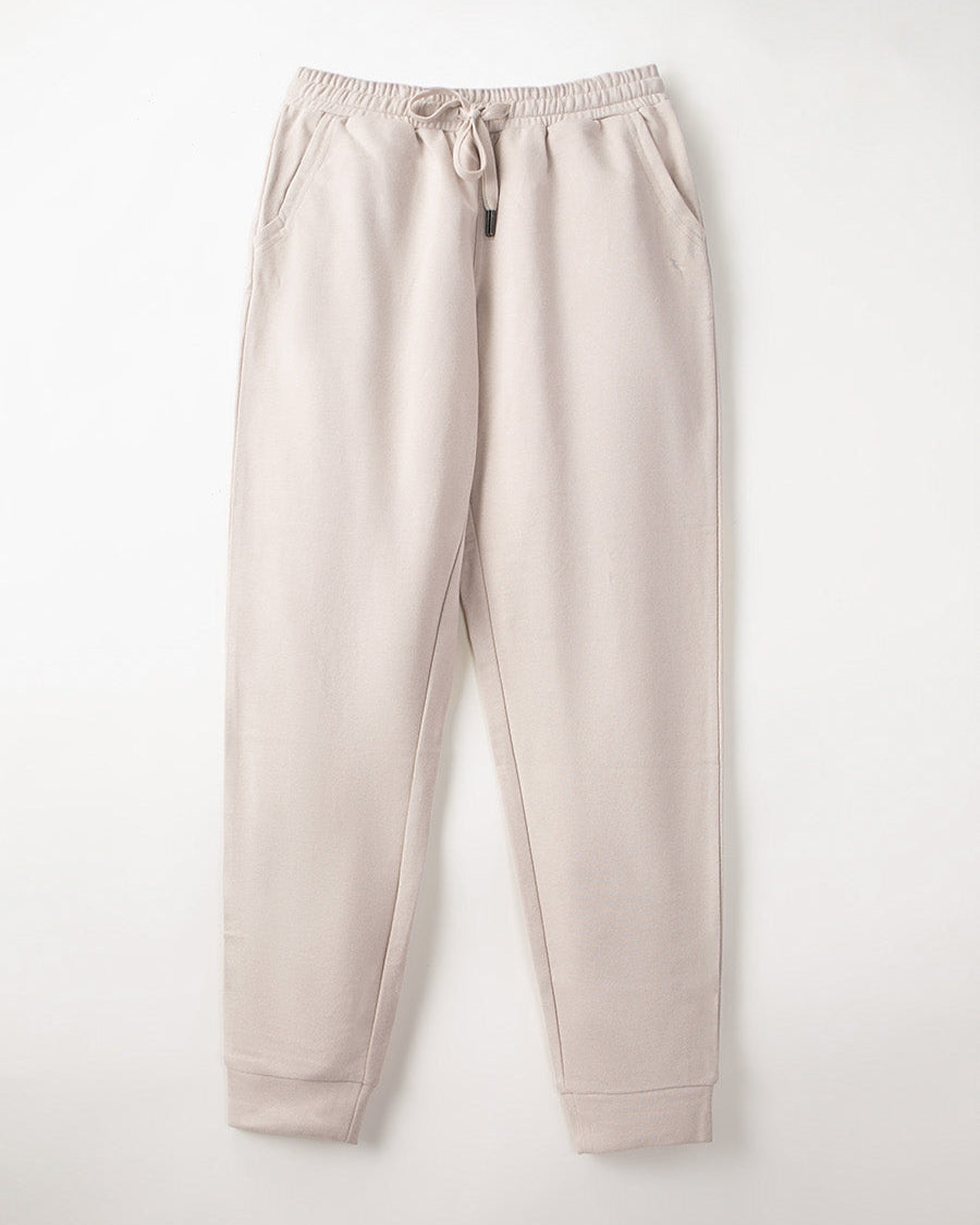 Oat Milk Cotton Sweatpants Joggers