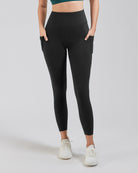 Black SoftLuxe Yoga Pants with Pockets