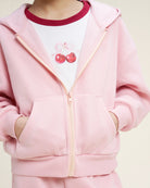 Zip It Kids Matching Sweat Set in Pink