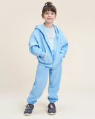 Zip It Kids Matching Sweat Set in Blue