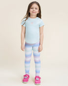 Pastel Horizon Girls Athletic Leggings