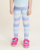 Pastel Horizon Girls Athletic Leggings