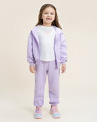 Zip It Kids Matching Sweat Set in Lavender