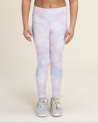 Tie Dye Mashmellow Girls Athletic Leggings