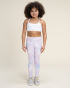 Tie Dye Mashmellow Girls Athletic Leggings