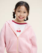 Zip It Kids Matching Sweat Set in Pink