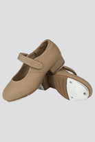 girls tan tap shoes