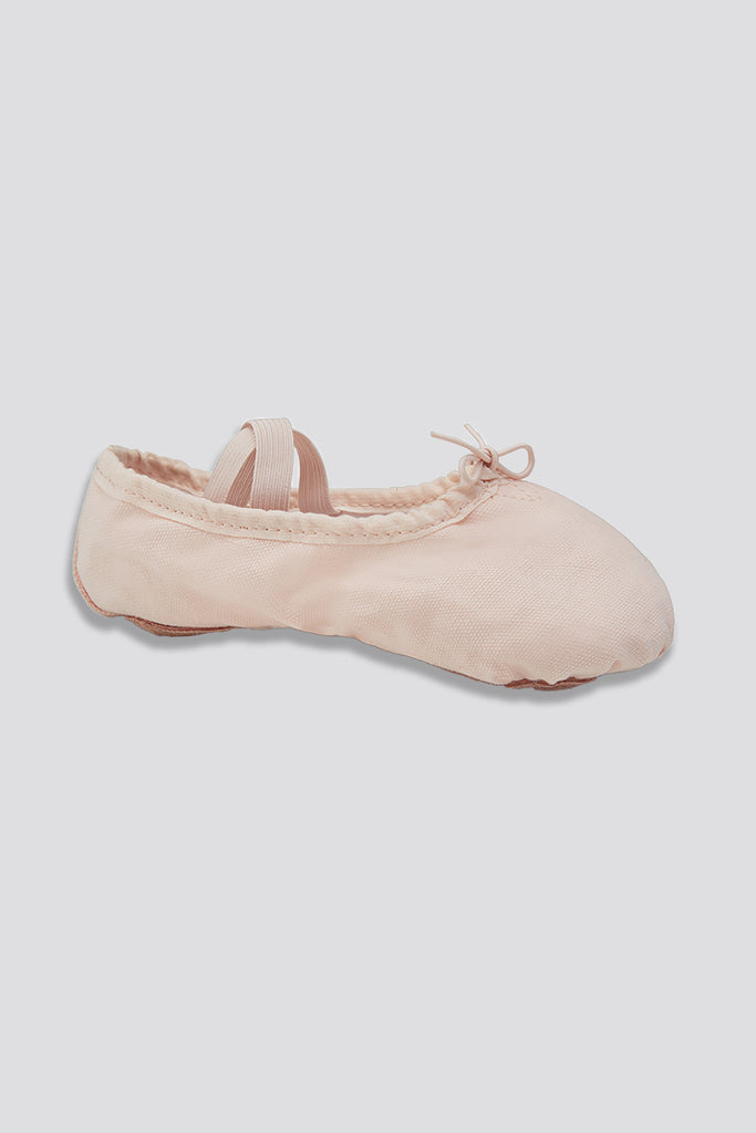 pink ballet shoes side view