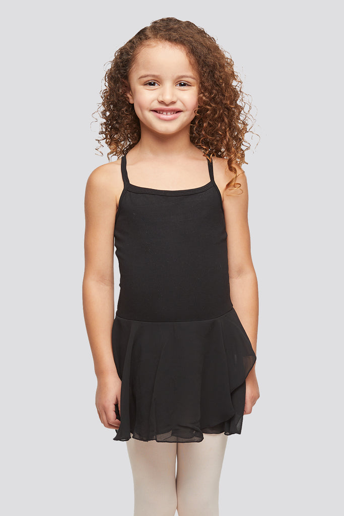 girls camisole black front view