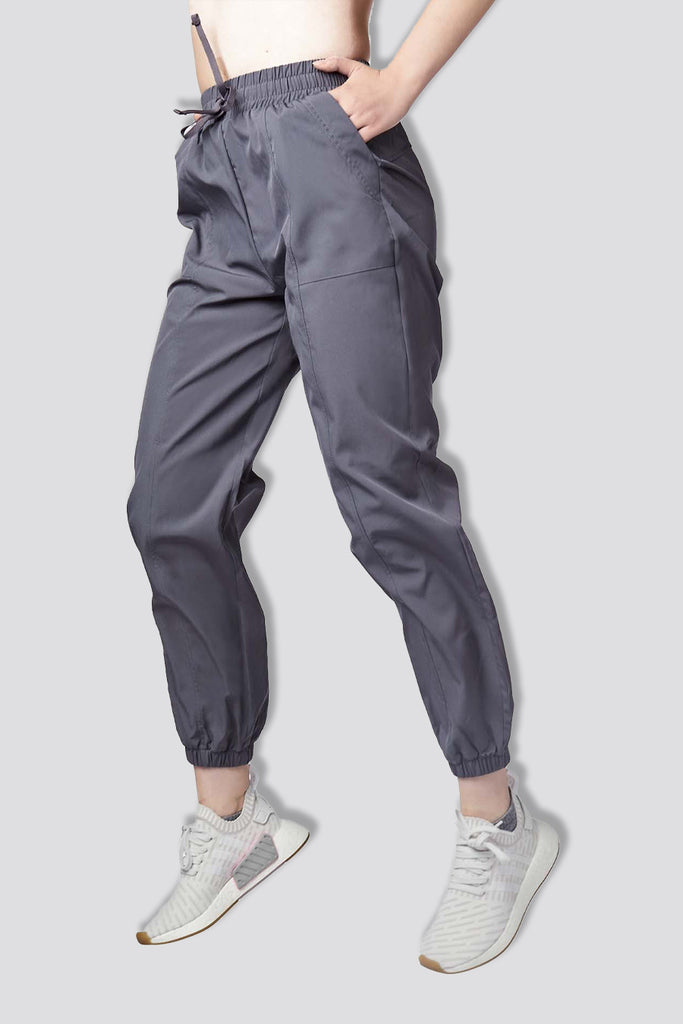 womens hiking cargo pants grey side