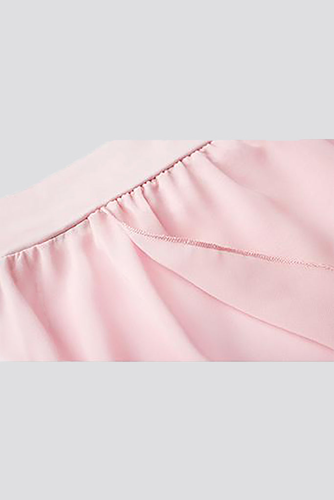 ballet wrap skirt Ballet Pink front view