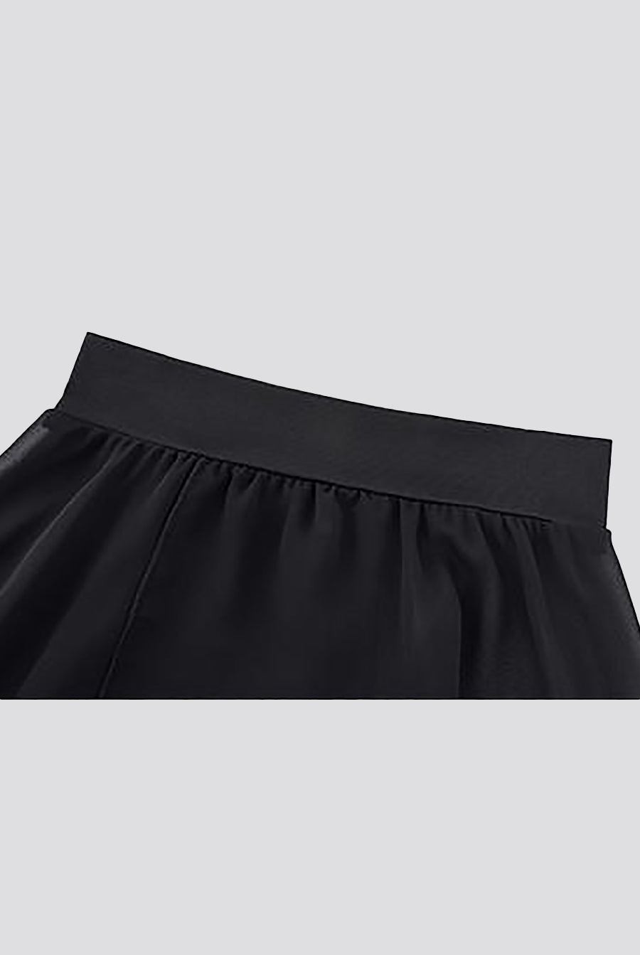 ballet skirt black front view