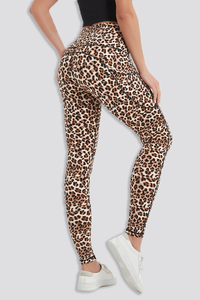leopard leggings Leopard back view