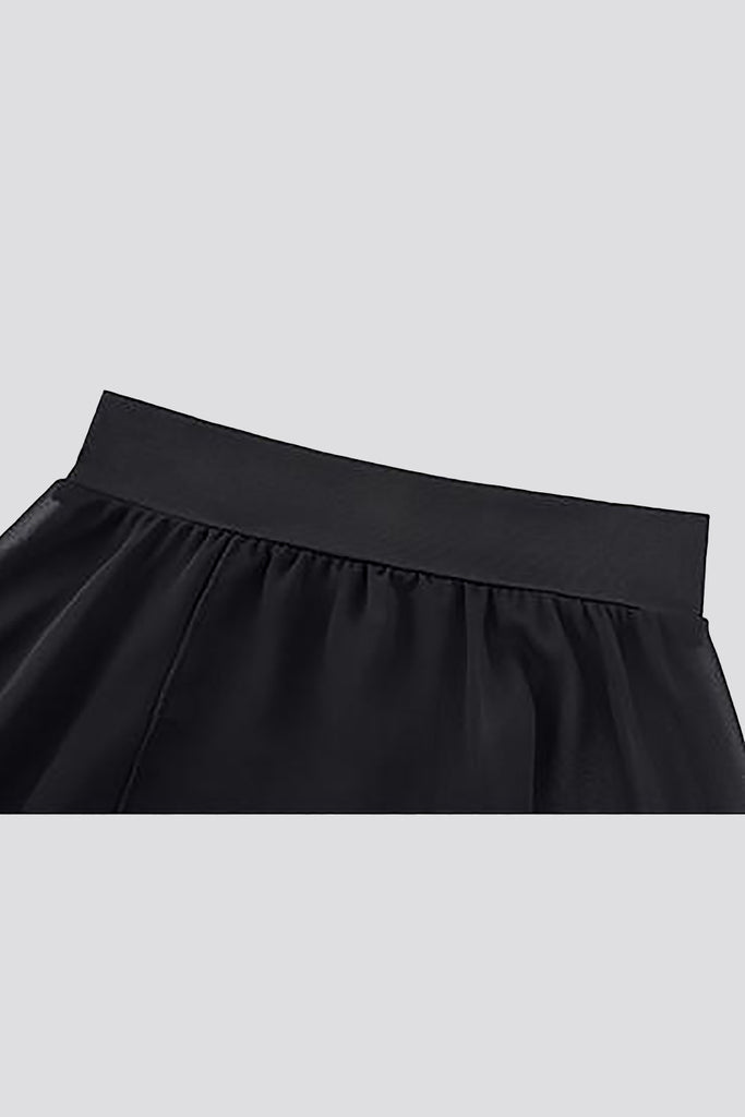 ballet wrap skirt black 