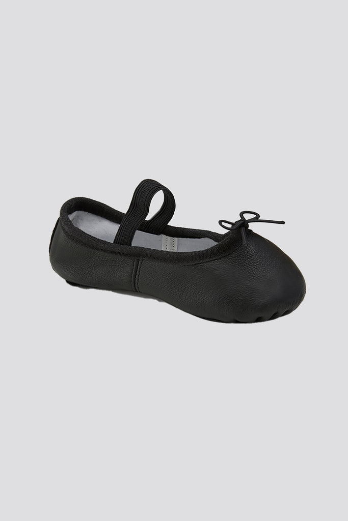 Leather Ballet Shoes ballet black side view