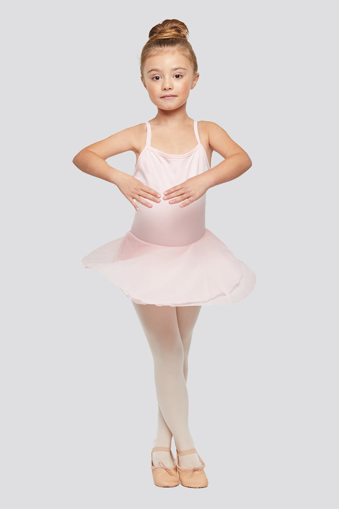 girls camisole ballet pink front view