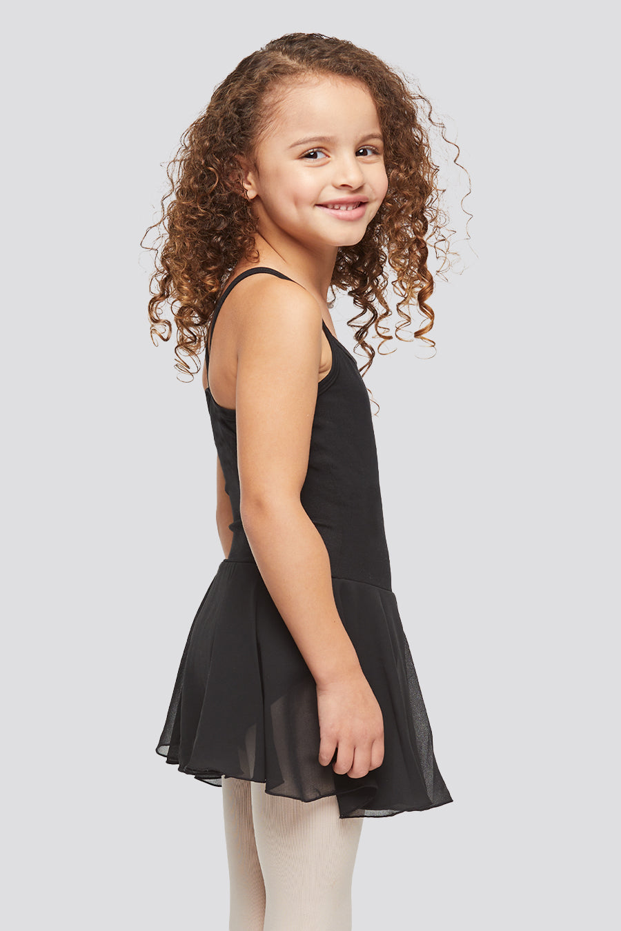 girls camisole black side view