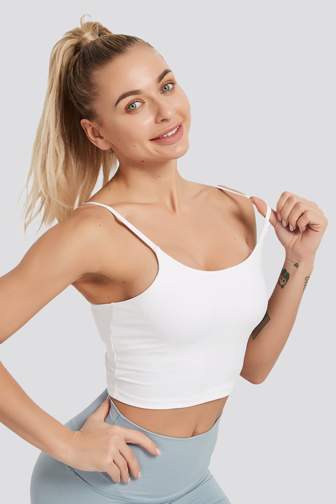 women's yoga tank tops white 