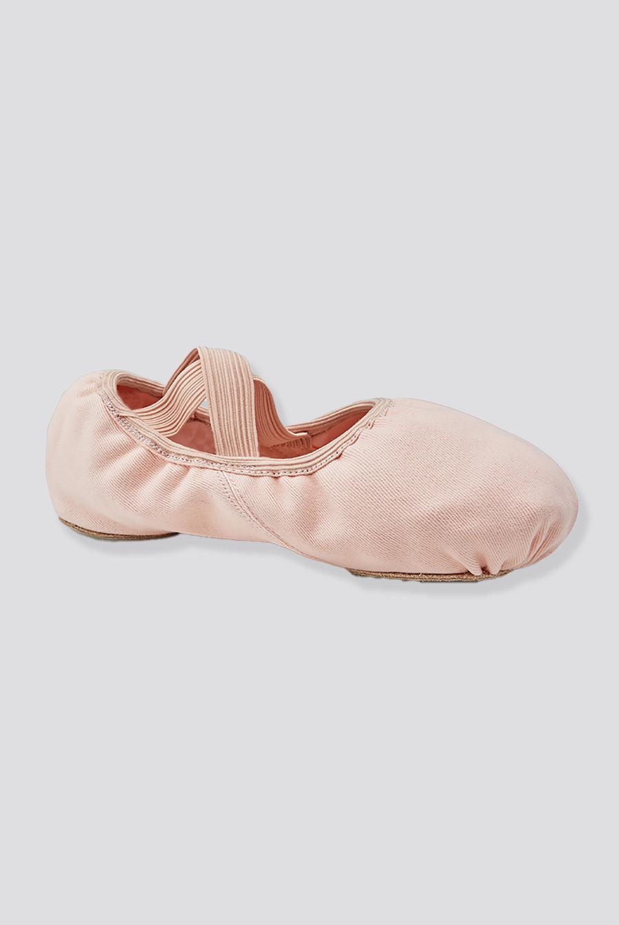 split sole ballet shoes ballet pink side view