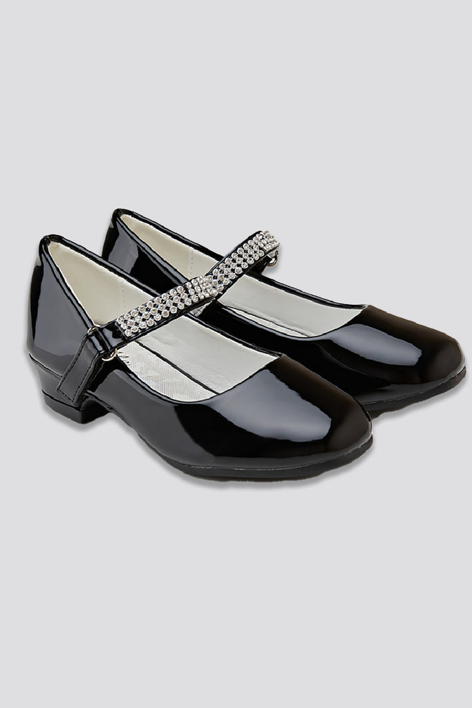 Low Heel Mary Jane Shoes black side