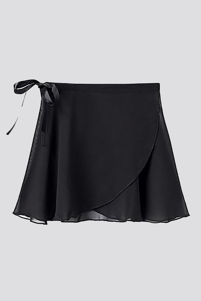 ballet chiffon skirt black