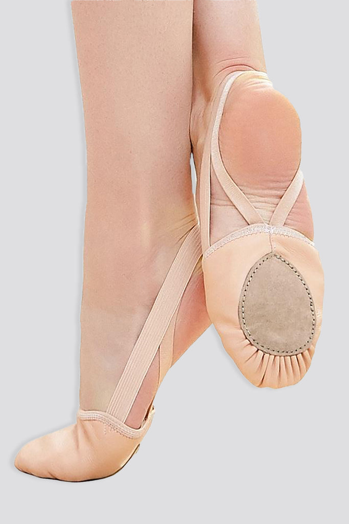 ballet pink pirouette shoes side view