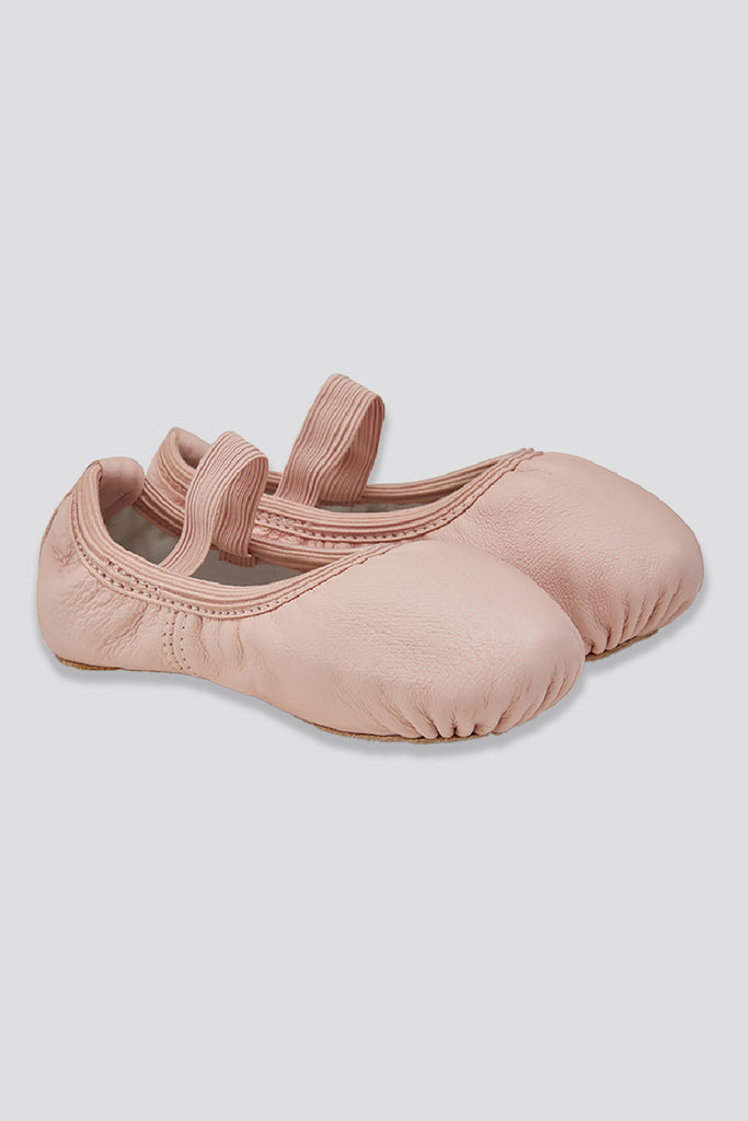 leather ballet shoes pink