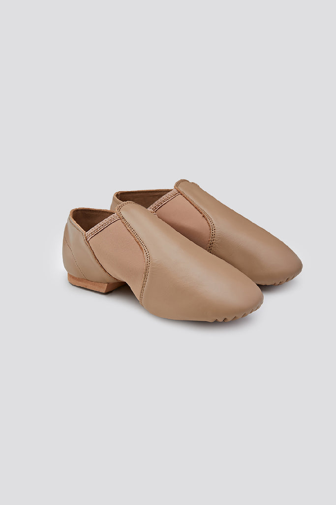 Jazz Shoes for Adults Tan side