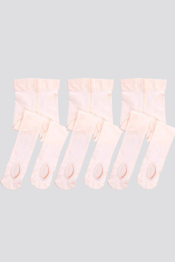  ballet transition tights ballet pink top view